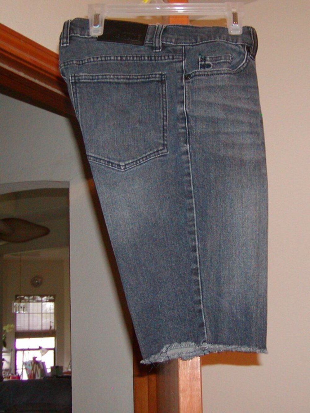 Young mens denim shorts